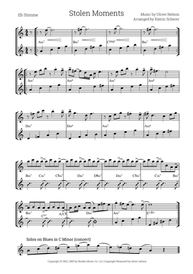 Stolen Moments (arr. Katrin Scherer)