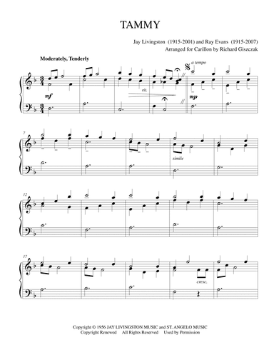 Tammy (arr. Richard Giszczak)