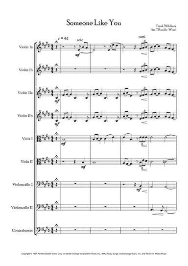 Someone Like You (arr. Tom Rundle-Wood)