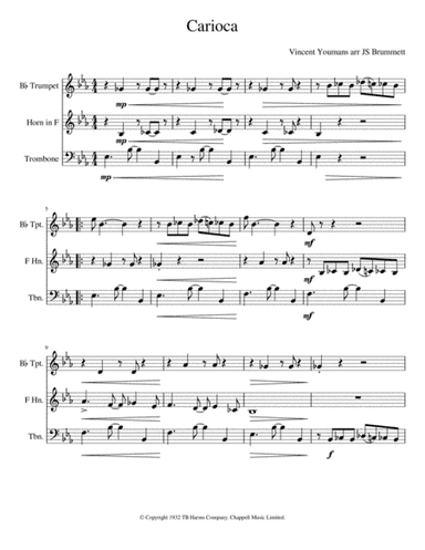 The Carioca (arr. Jennifer Brummett)