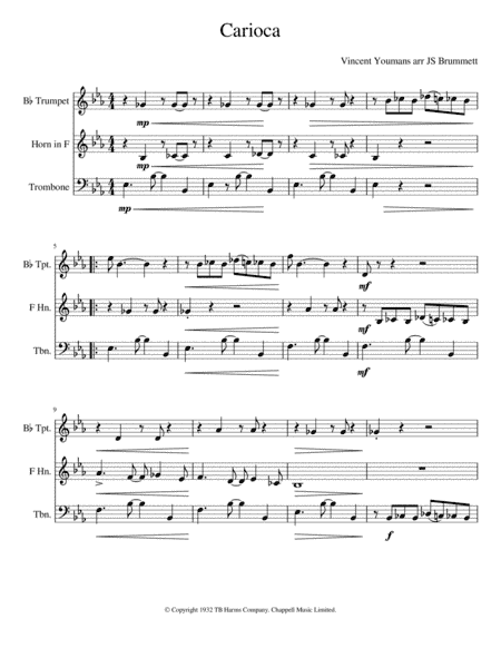 The Carioca (arr. Jennifer Brummett)