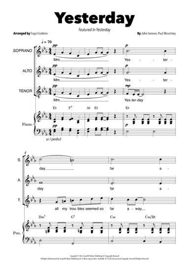 Yesterday (arr. Tiago Cordeiro)