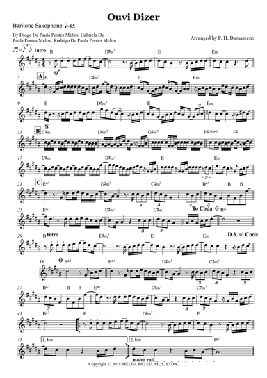 Ouvi Dizer (arr. P.H. Damasceno)