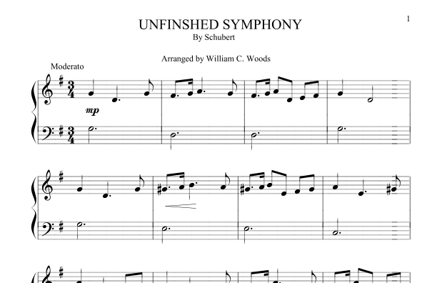 Unfinished Symphony (arr. William C. Woods)