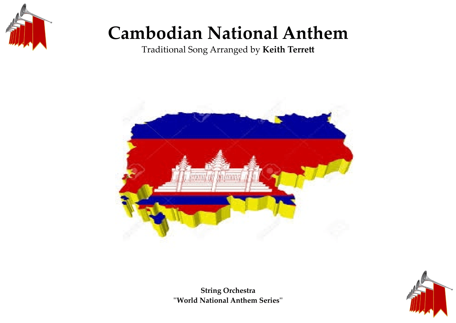Cambodian National Anthem for String Orchestra (MFAO World National Anthem Series) (arr. Keith Terrett)
