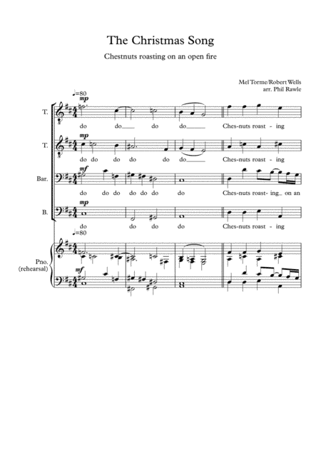 The Christmas Song (Chestnuts Roasting On An Open Fire) (arr. Phil Rawle)