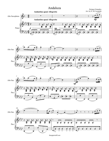 Andaluza (arr. Nick Lacanski)