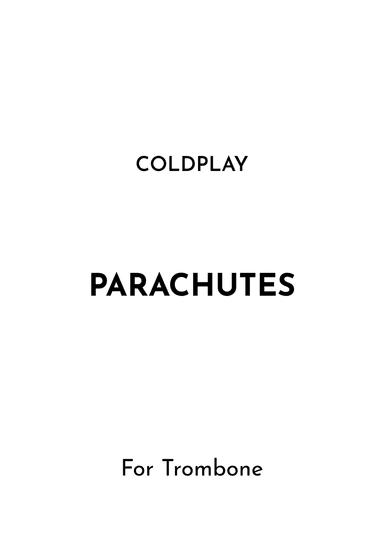 Parachutes (arr. Jireh J.)