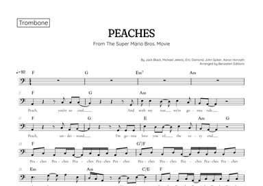 Peaches (arr. Benzaiten Editions)