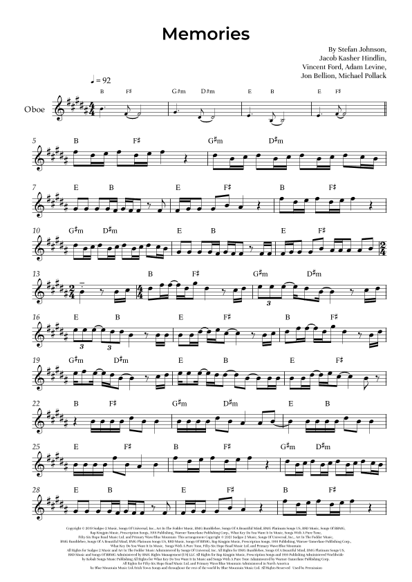Memories (arr. Alliance Edition)