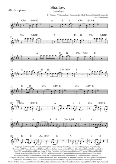 Shallow (arr. Fabio Britto)