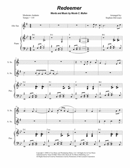 Redeemer (arr. Stephen DeCesare)
