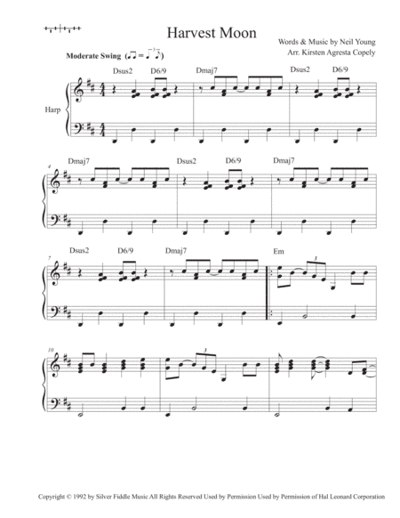 Harvest Moon (arr. Kirsten Agresta Copely)