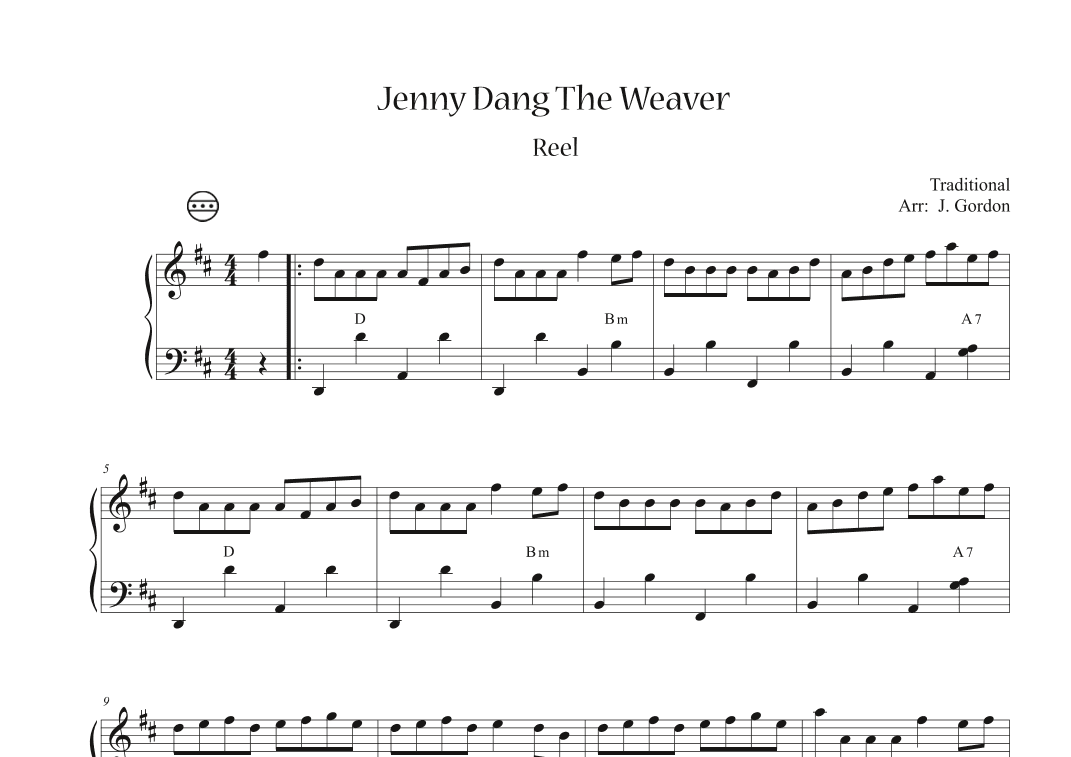 Jenny Dang The Weaver (arr. Julia Gordon)