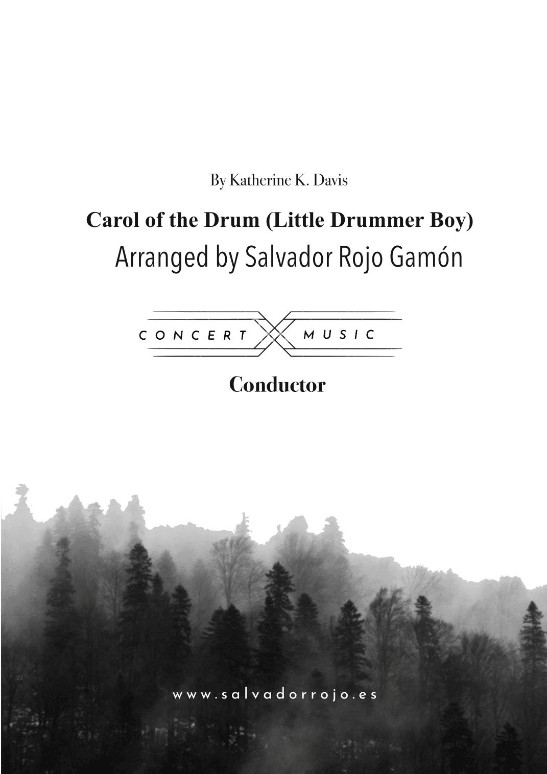 Carol Of The Drum (arr. Arranged by Salvador Rojo Gamón)