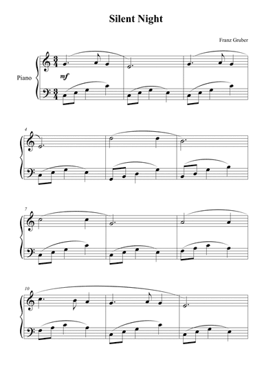 Silent Night (arr. Passoni Music)