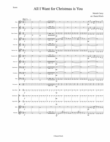 All I Want For Christmas Is You (arr. Daniel Ritch)