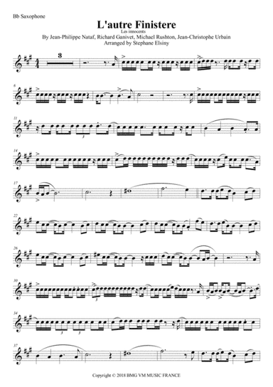 L'autre Finistere (arr. Stephane ELSINY)