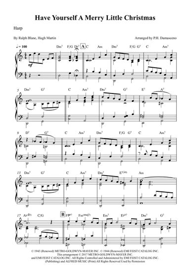 Have Yourself A Merry Little Christmas (arr. P.H. Damasceno)