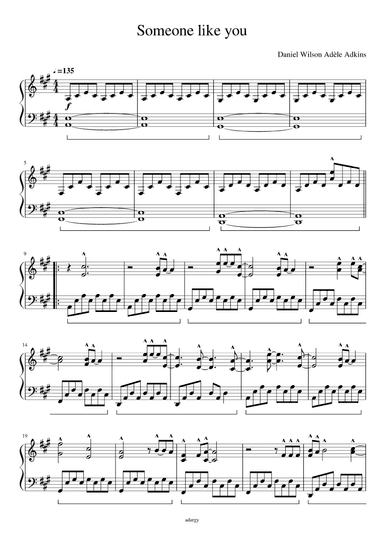 Someone Like You (arr. Eduardo Sabino)