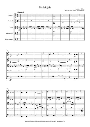 Hallelujah (arr. Fuchsia Snowburner)
