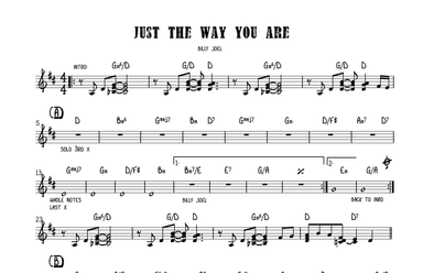 Just The Way You Are (arr. Sarah Jane Cion)