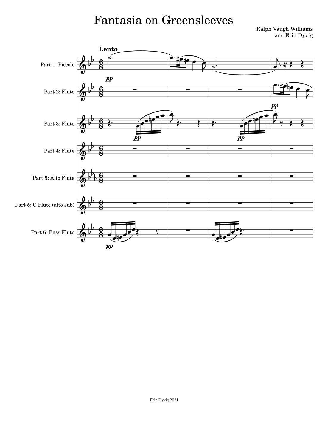 Fantasia on Greensleeves (arr. Erin Dyvig)