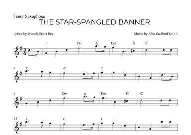 THE STAR-SPANGLED BANNER (arr. Alex Nunes Rodrigues)