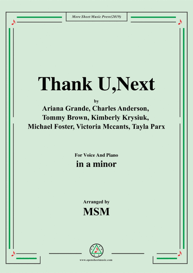 Almost Is Never Enough (arr. Open Cloud)