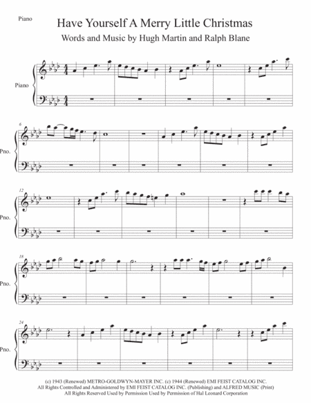 Have Yourself A Merry Little Christmas  from MEET ME IN ST. LOUIS (arr. Kevin Busse)