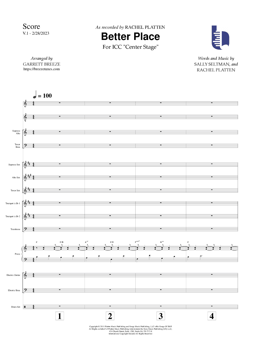 Better Place (arr. Garrett Breeze)