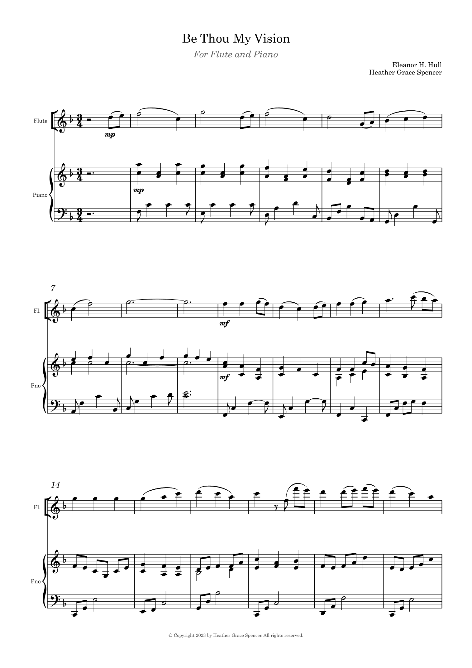 Be Thou My Vision (arr. Heather Grace Spencer)