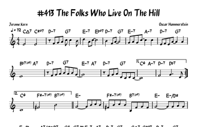 The Folks Who Live On The Hill (arr. John Fries)