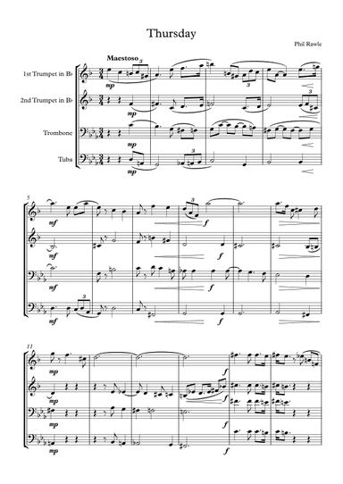 Thursday - Brass Quartet