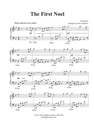 The First Noel (arr. Dan Chadburn)