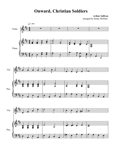 Onward, Christian Soldiers (arr. Sandy McIntire)