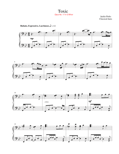 Toxic (Opus 17 in G Minor)