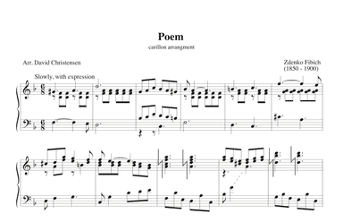Poem for Carillon (arr. David Christensen)