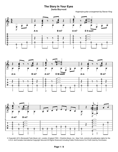 The Story In Your Eyes (arr. Steven Michael King)
