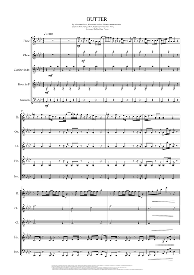 Butter (arr. Matthew pyeon)
