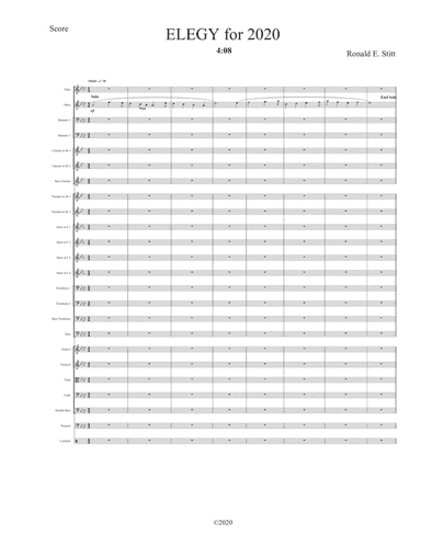 ELEGY for 2020 (Full Orchestra)