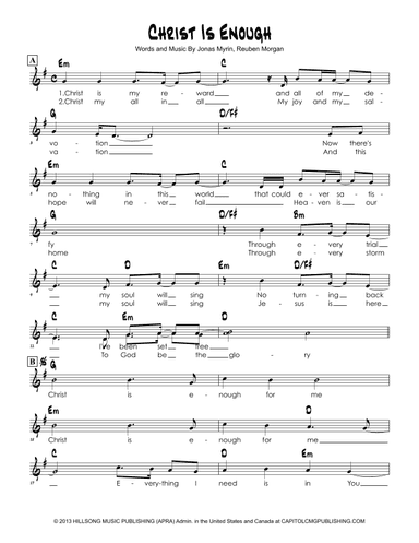Christ Is Enough (arr. Brian Kim)