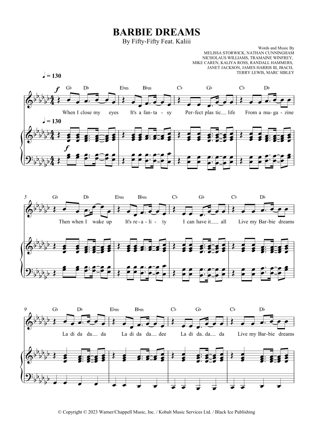 Barbie Dreams (arr. SCMusic)