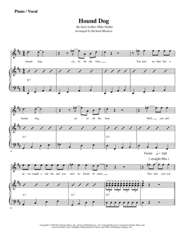Hound Dog (arr. Richard Maslove)