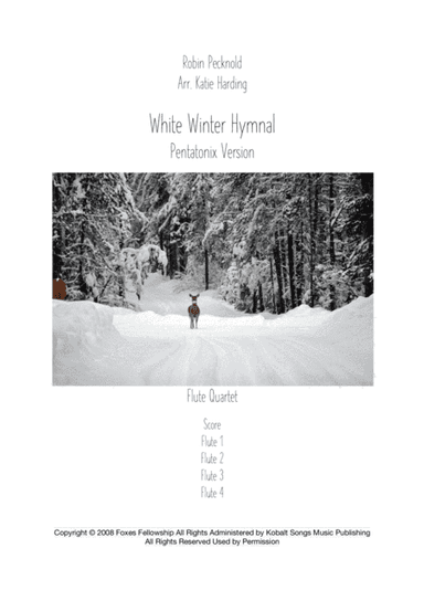 White Winter Hymnal (arr. Katie Harding)