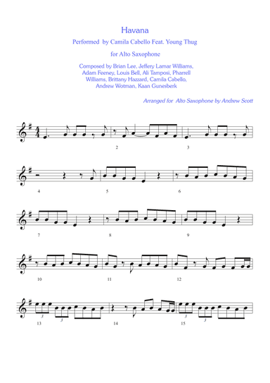 Havana (arr. Andrew Scott)