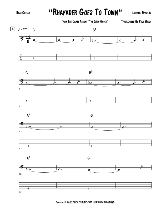 Rhayader Goes To Town (arr. Accubass)