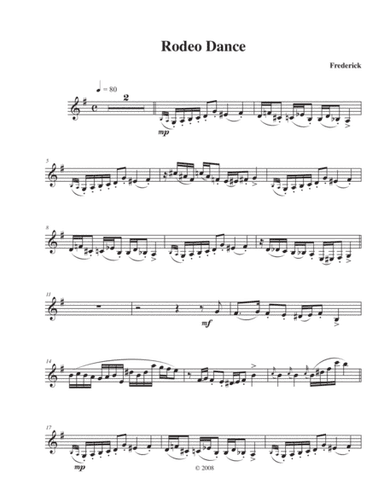 Rodeo Dance (Clarinet Solo)