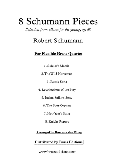 8 Schumann Pieces - FLEX (arr. Bart van der Ploeg)