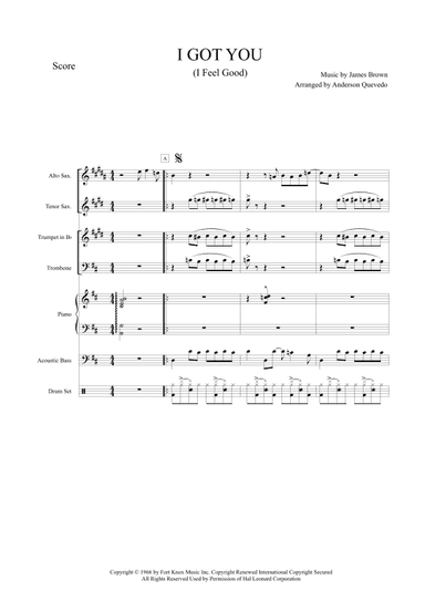 I Got You (i Feel Good) (arr. Anderson Quevedo)
